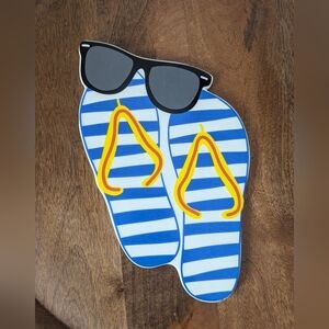 Coton Colors Happy Everything Beach Flip Flop Sandal Mini Attachment Retired